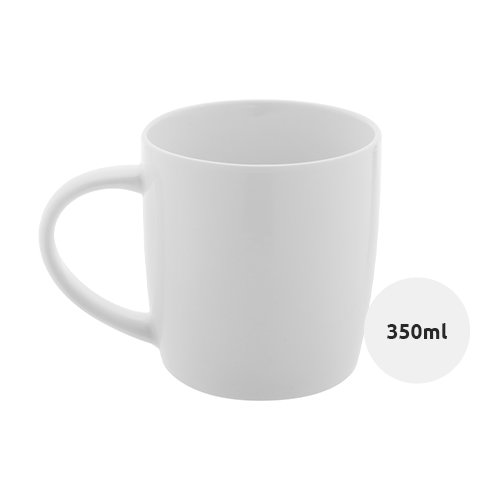 Tazza in porcellana bianca alta qualità 350ml 80×90mm