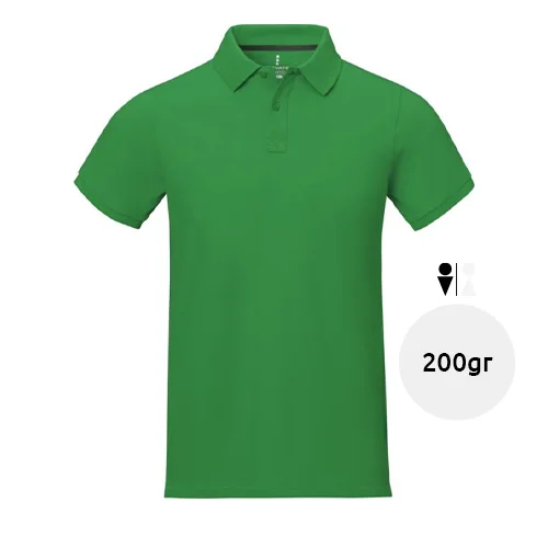 Polo da uomo in piqué di cotone a manica corta da 200gr