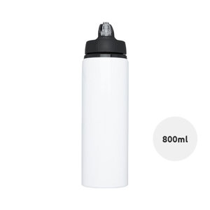 Borraccia sportiva in alluminio da 800 ml con beccuccio