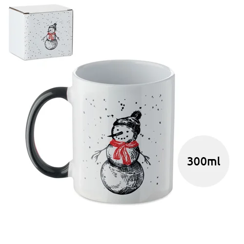 Tazza in ceramica a tema natalizio da 300ml con confezione regalo in coordinato