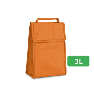 Borsa termica pieghevole in TNT da 3L con manico e chiusura in velcro disponibile in diverse colorazioni 170x265x110mm