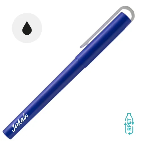 Penna a sfera gel in PET riciclato refill nero