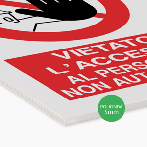Supporto rigido polionda 5mm