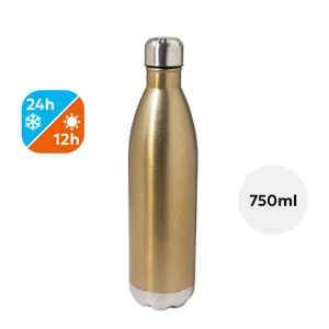 Borraccia termica in acciaio inox a doppia parete con isolamento in rame da 750ml