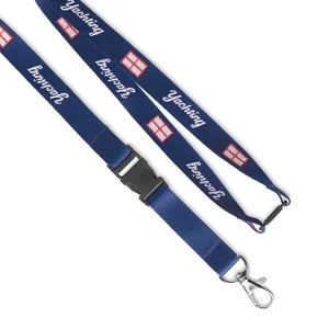 Lanyard da 20mm con moschettone fibbia rimovibile e sgancio di sicurezza