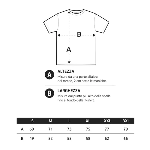 T-shirt ROLY GOLDEN da uomo Single Jersey 100% Cotone organico 160gr