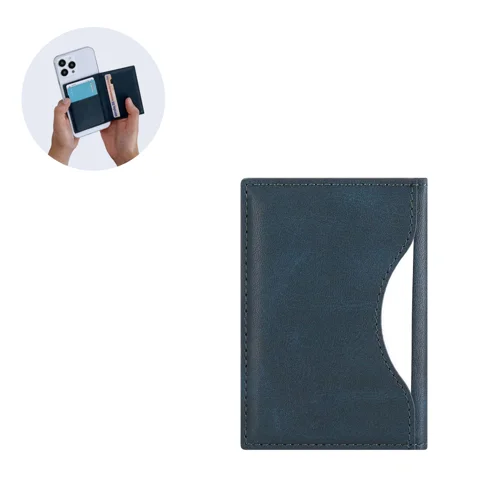 Porta Carte magnetico con apertura a portafoglio in PU riciclato