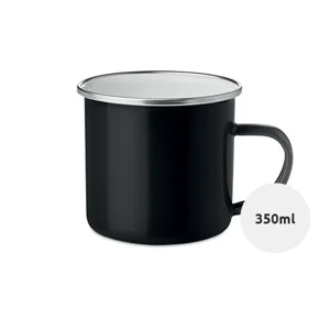 Tazza vintage in metallo smaltato 350ml