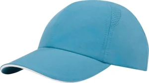 Cappellino in materiale riciclato visiera sandwich precurvata fori per l'areazione fibbia in metallo