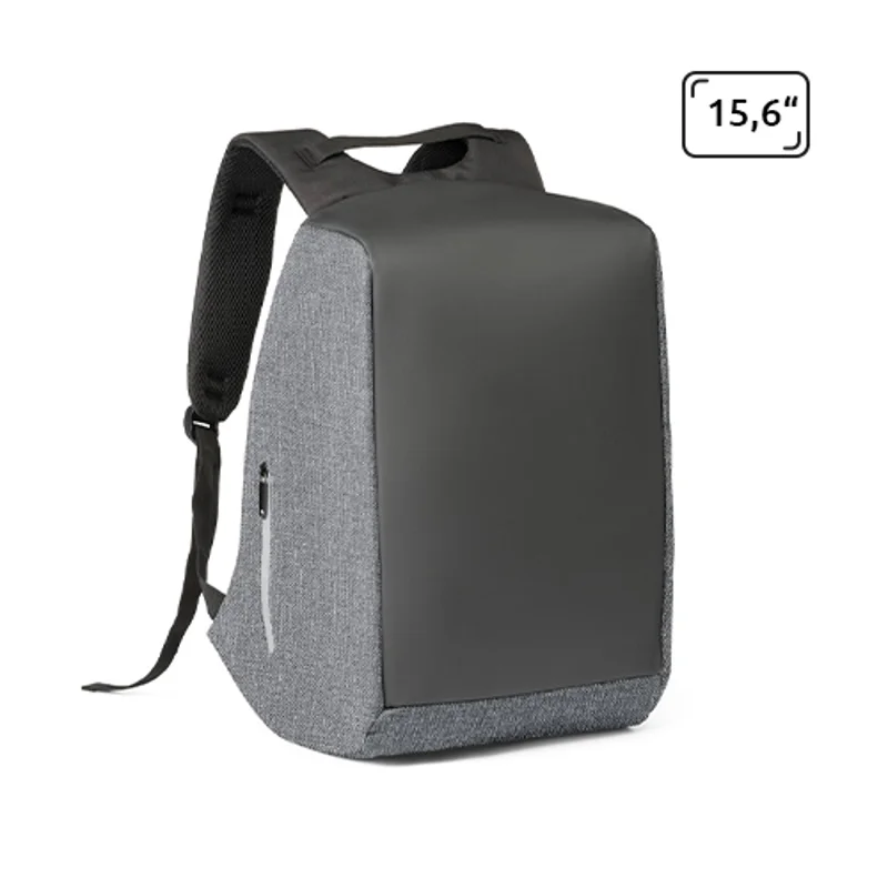 Zaino porta pc da 15.6'' in poliestere 600D con sistema antifurto e uscita cuffie