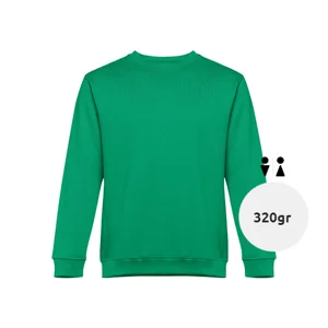 Felpa da adulto unisex colori assortiti a girocollo in cotone e poliestere 320gr