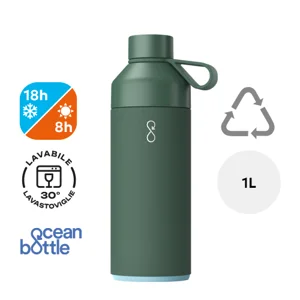 Borraccia Ocean Bottle in acciaio inox e plastica riciclata con isolamento sottovuoto da 1000ml