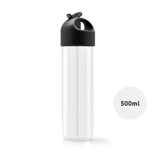 Borraccia sportiva in PS e PE da 500 ml