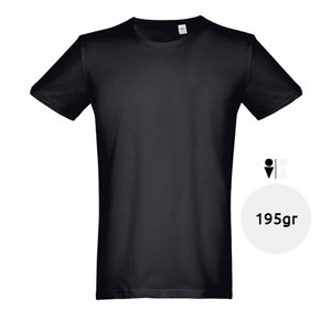 T-shirt da uomo colori assortiti a girocollo in piqué 100% cotone 195gr