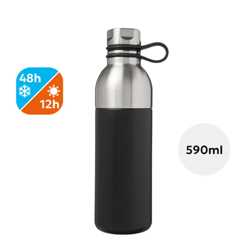 Borraccia con isolamento sottovuoto in rame da 590 ml in confezione regalo
