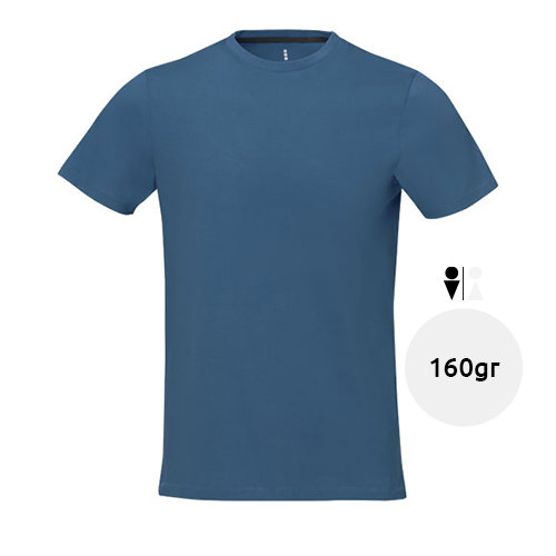 T-shirt da uomo colori assortiti a girocollo con cucitura decorativa 100% cotone 160gr