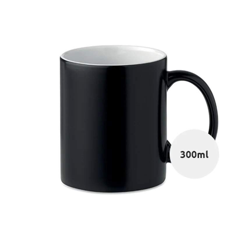 Tazza in ceramica termosensibile ideale per sublimazione 300ml