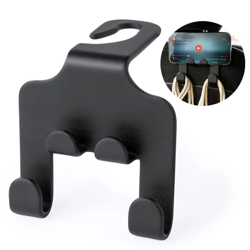 Supporto per smartphone con robusta staffa in ABS e ganci per le borse o sacchetti