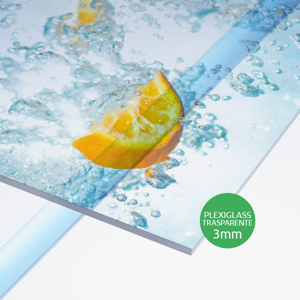 Supporto rigido plexiglass trasparente 3mm