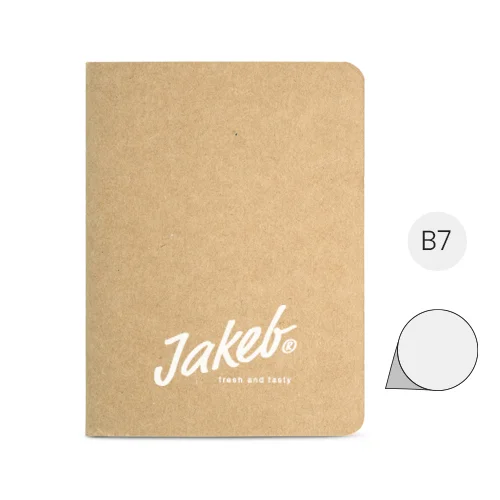 Block Notes B7 in carta riciclata con 60 pagine neutre