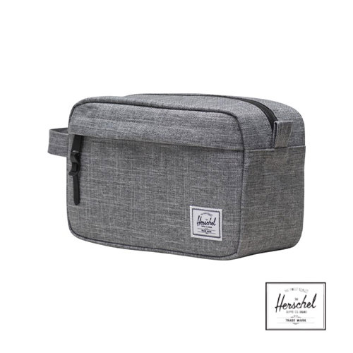 Beauty case da viaggio Herschel Chapter in materiale riciclato certificato con chiusura zip impermeabile 150x240x110mm