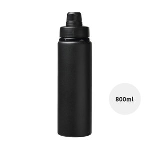 Borraccia sportiva in alluminio da 800 ml con coperchio a vite e manico