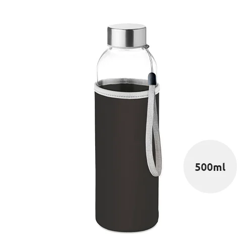 Borraccia in vetro 500ml e copertura in neoprene