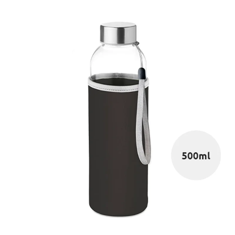 Borraccia in vetro 500ml e copertura in neoprene