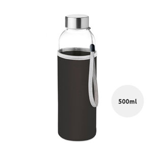 Borraccia in vetro 500ml e copertura in neoprene