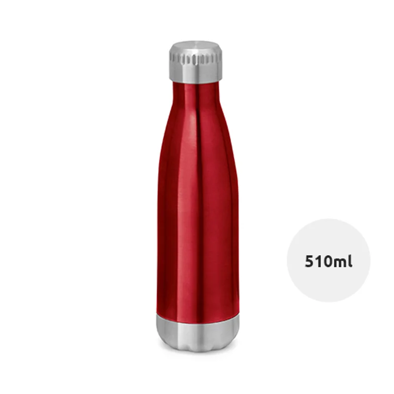 Borraccia termica in acciaio inox con doppio corpo ad isolamento termico 510ml