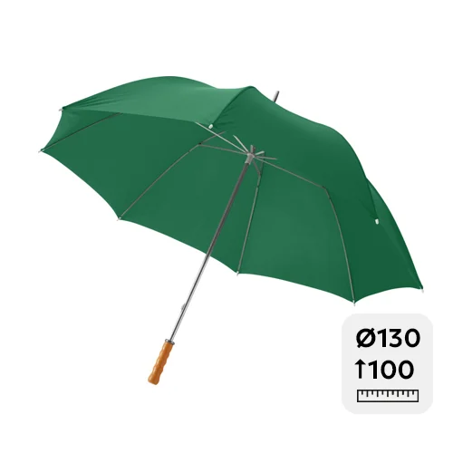 Ombrello da golf manuale 30” con manico in legno dritto