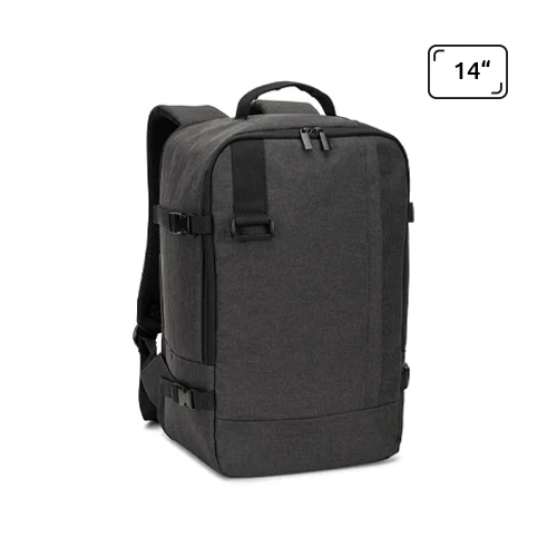 Zaino da viaggio e porta PC da 14" in poliestere riciclato 600D 