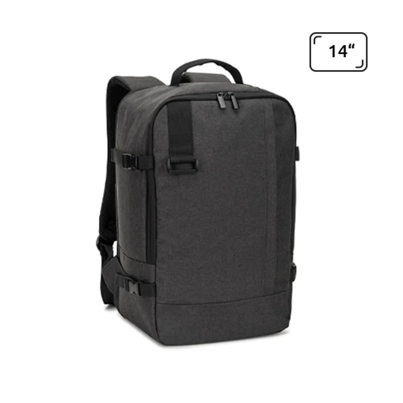 Zaino da viaggio e porta PC da 14" in poliestere riciclato 600D 