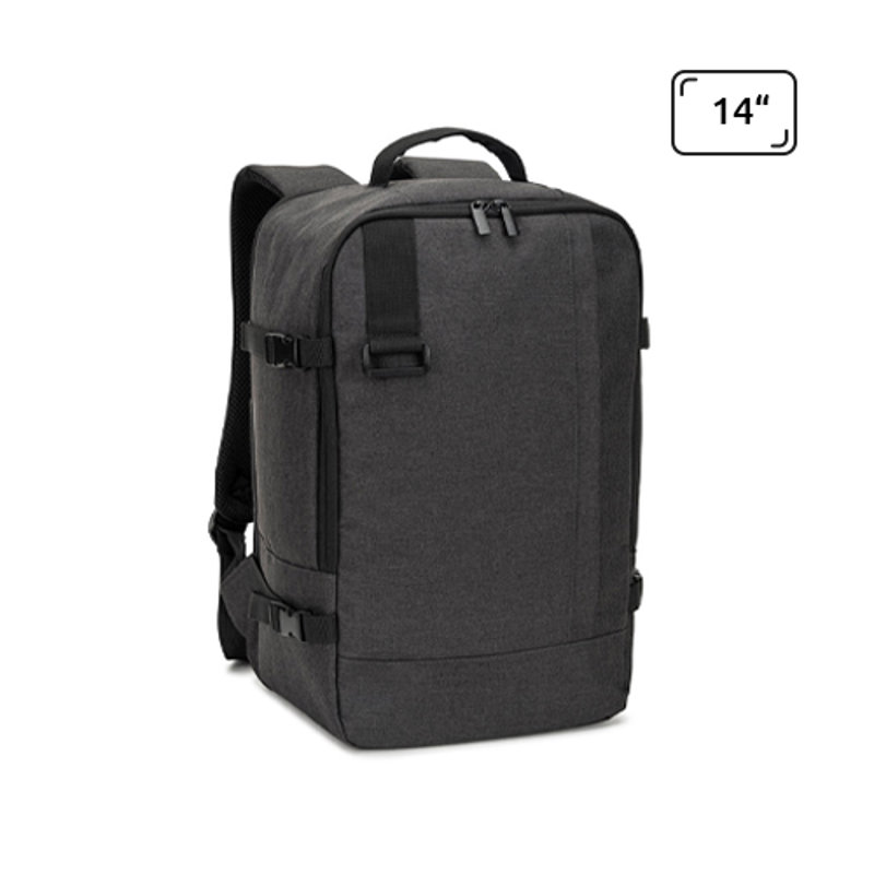 Zaino da viaggio e porta PC da 14" in poliestere riciclato 600D