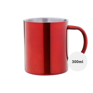 Tazza in acciaio inox colorata 300ml