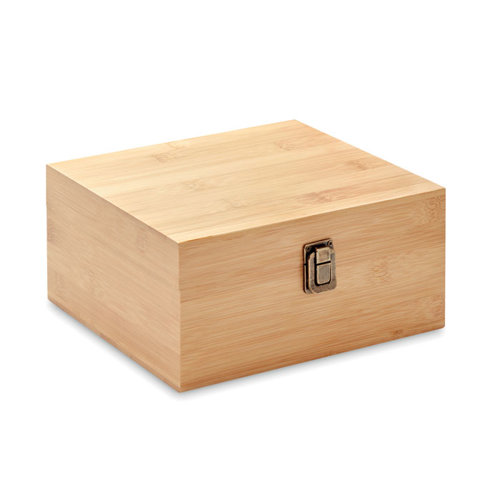 Set di bicchieri da whisky da 300ml in confezione regalo in bambù