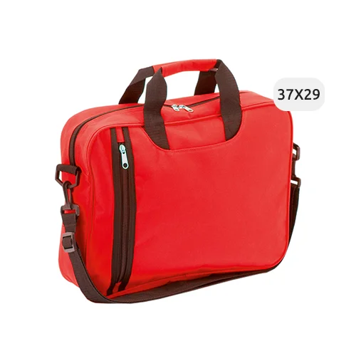 Borsa porta documenti in poliestere 600D con tracolla regolabile 37x9x29cm