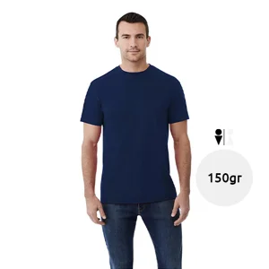 T-shirt da uomo colori assortiti a girocollo taglio regolare 100% cotone 150gr