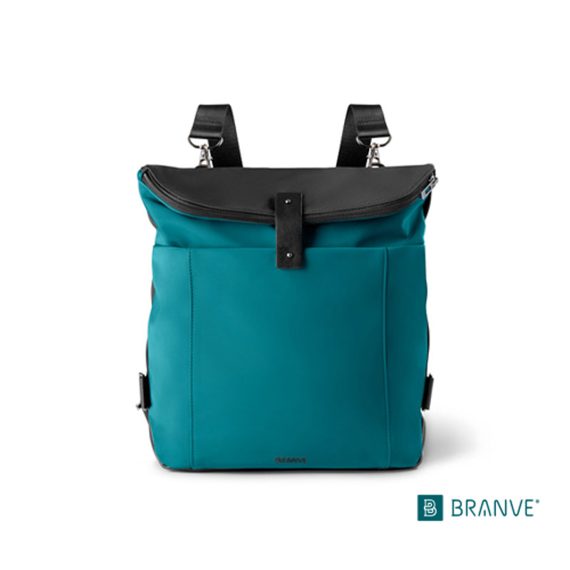 Zaino Branve in microfibra con dettagli in PU e spallacci removibili da 12l 30x42cm