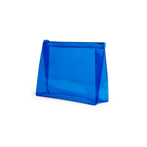 Beauty Case in PVC trasparente con chiusura ermetica 170x125x45mm