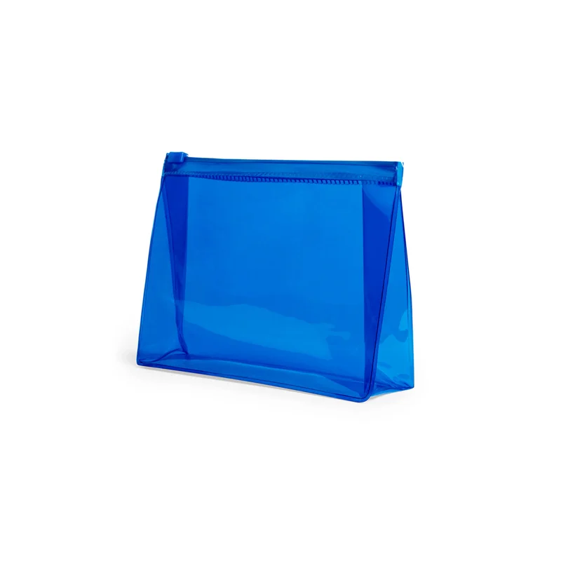 Beauty Case in PVC trasparente con chiusura ermetica 170x125x45mm