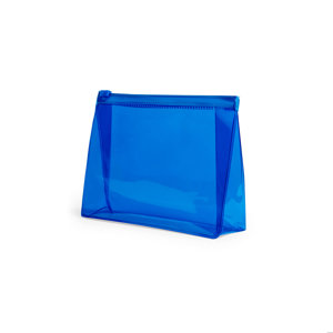 Beauty Case in PVC trasparente con chiusura ermetica 170x125x45mm