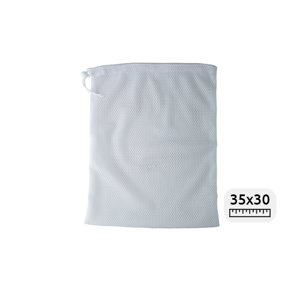 Sacca a rete in poliestere con chiusura a coulisse totalmente personalizzabile 30x35cm