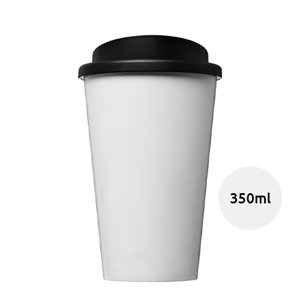 Bicchiere termico a doppia parete composto da materiale riciclato da 350ml