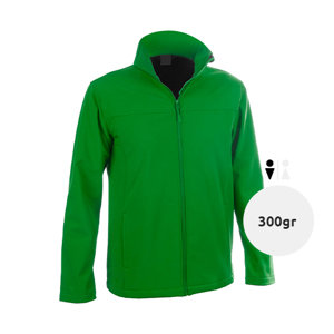 Giacca softshell da uomo colori assortiti impermeabile e traspirante in poliestere 300gr