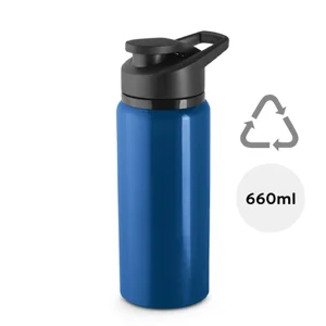 Borraccia in alluminio riciclato con tappo ad apertura Flip Top da 660ml