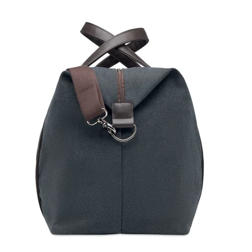 Borsa in tela da 450gr con dettagli in PU riciclato e fodera in RPET e con cinghie robuste regolabili e removibili incluse 55X24.5X36cm