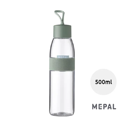 Borraccia sportiva Mepal in ABS da 500ml con tappo antigoccia e anello per il trasporto