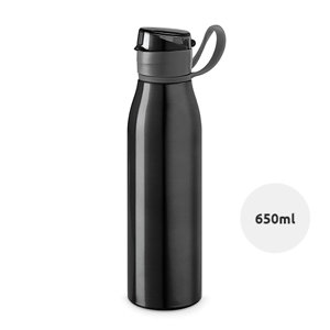 Borraccia sportiva in AS da 650 ml con coperchio e manico