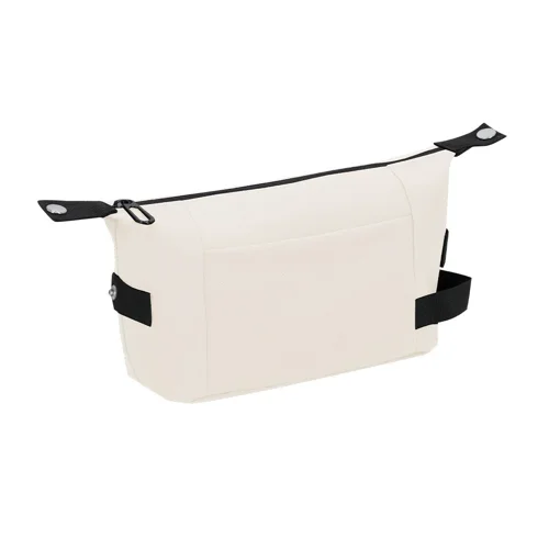 Beauty Case da toilette fatta di PU morbida ed elegante con manico laterale